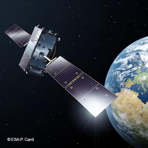 Galileo satellite in orbit